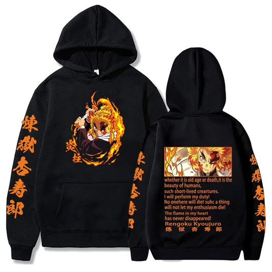2025 Harajuku Demon Slayer Hoodie Kamado Nezuko Graphic Print Women Sweatshirts