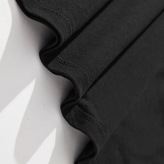 Man Short Sleeve T-Shirt Vintage Print Round Neck Breathable