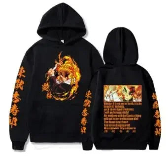2025 Harajuku Demon Slayer Hoodie Kamado Nezuko Graphic Print Women Sweatshirts