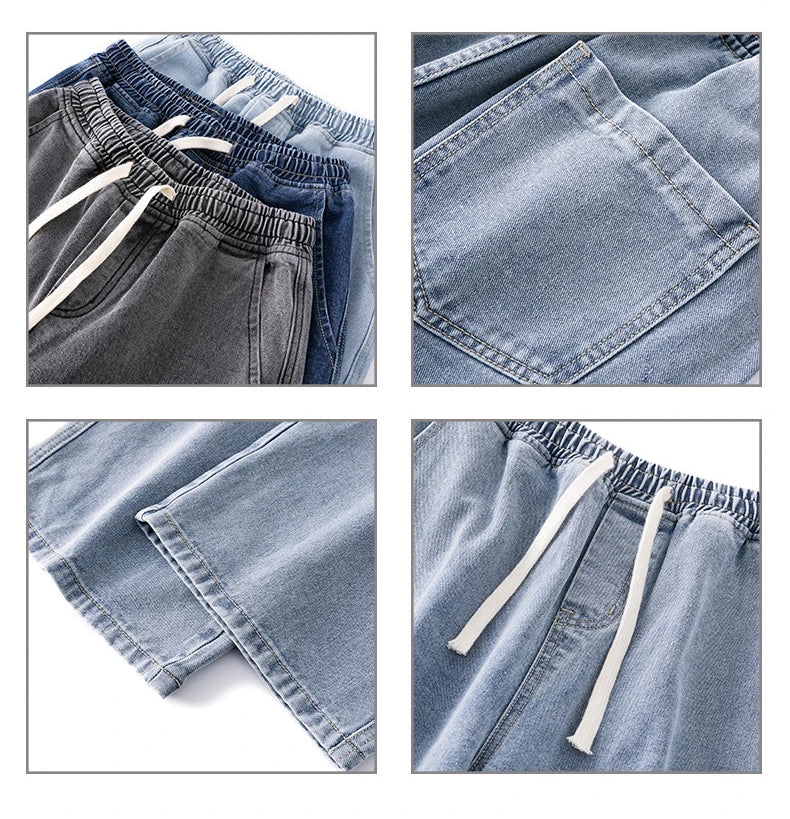 Men's Hip-Hop Baggy Jeans Streetwear High Quality
