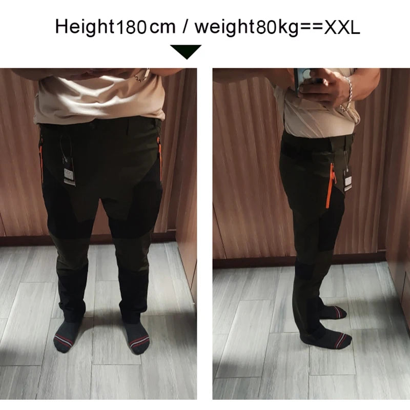 Men Summer Sports breathable Pants Hiking Camping Quick Dry UV Resistant Elastic Thin
