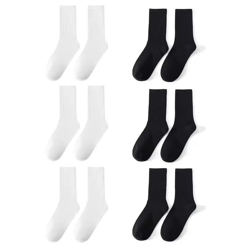 5 Pairs Of Socks, Autumn And Winter Athletic Socks, Sports Trend Socks
