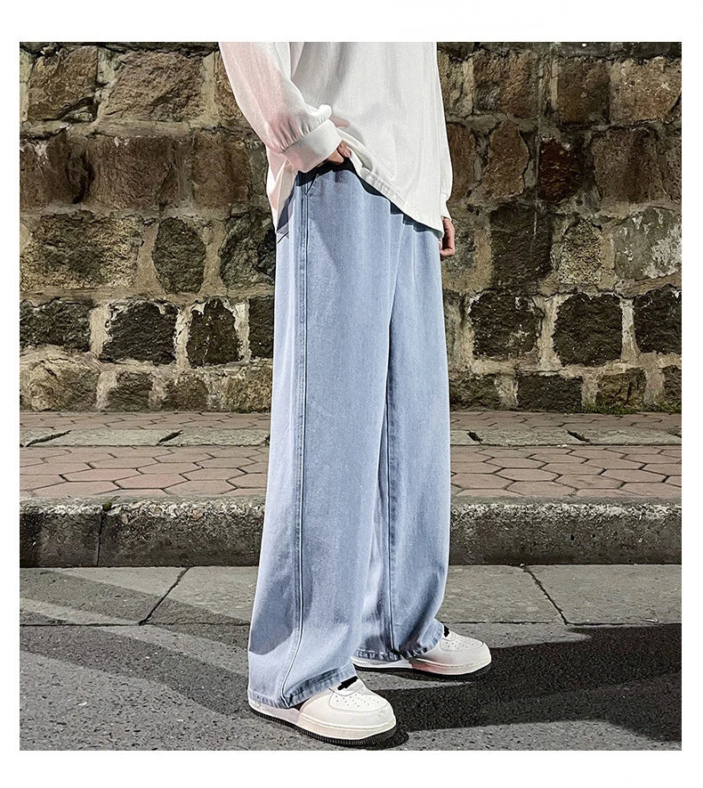 Men's Hip-Hop Baggy Jeans Streetwear High Quality