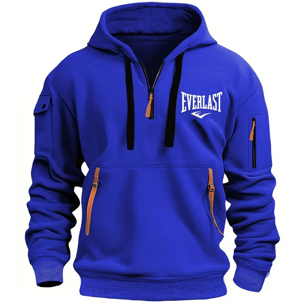 EVERLAST Men's Hoodie Zipper Multiple Pockets
