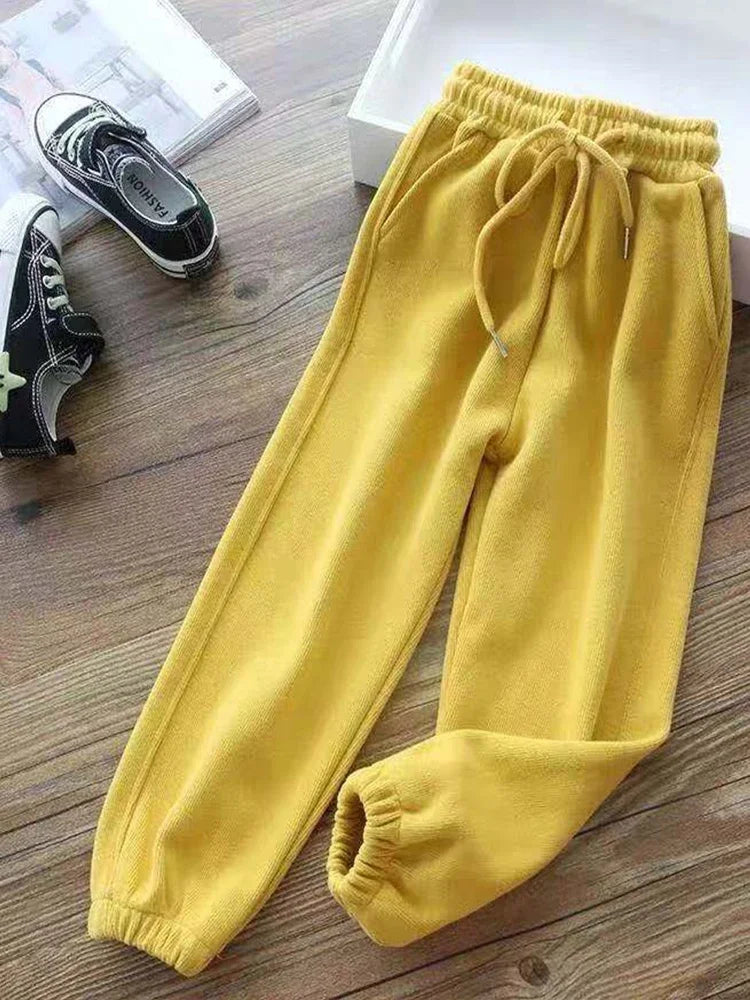 Women Winter Warm Leggings Thick Pants Fashion Casual Soild Color