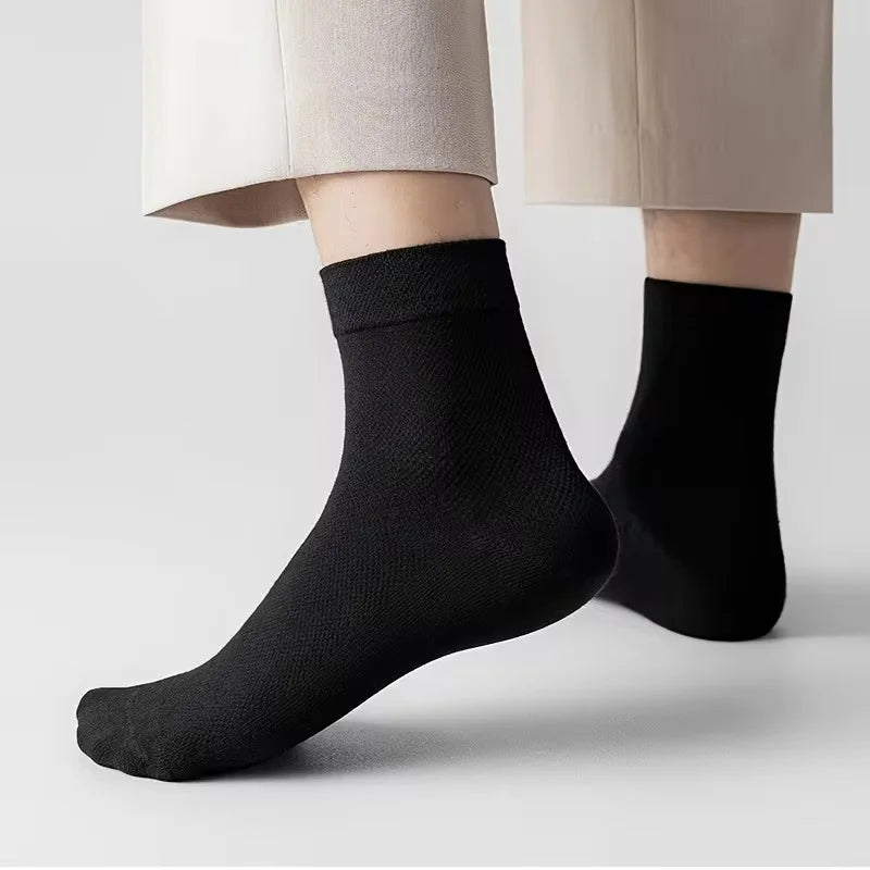 5 Pairs Of Socks, Autumn And Winter Athletic Socks, Sports Trend Socks