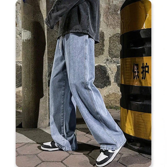 Men's Hip-Hop Baggy Jeans Streetwear High Quality